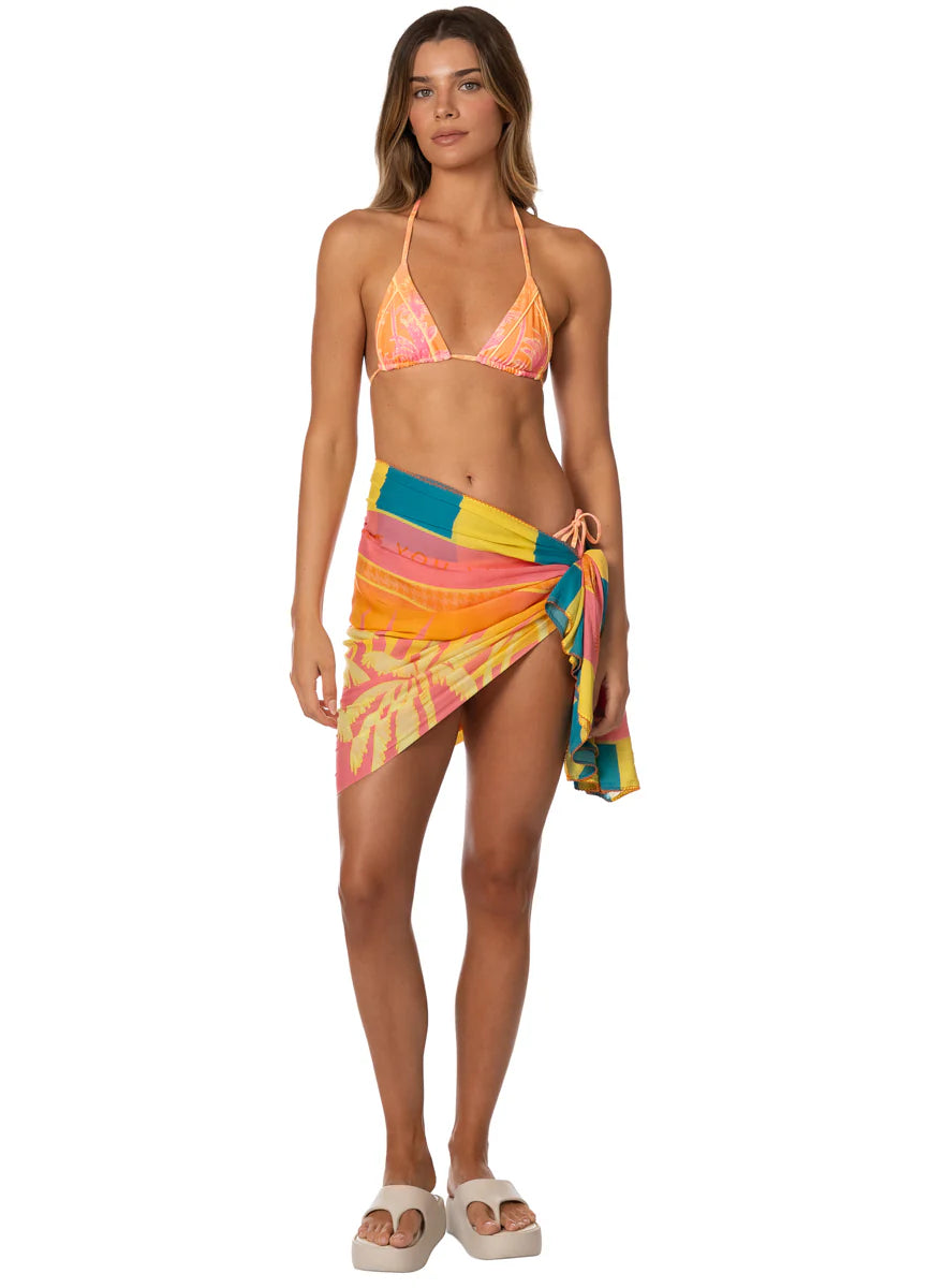 Golden Palm Isla Cover Ups - Lt/Pastel Orange
