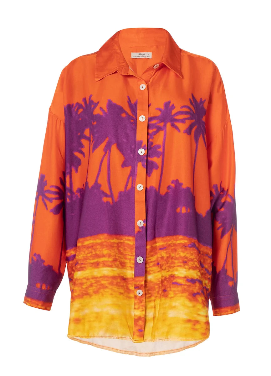 Athereal Drift Dreambound Shirt - Open Orange
