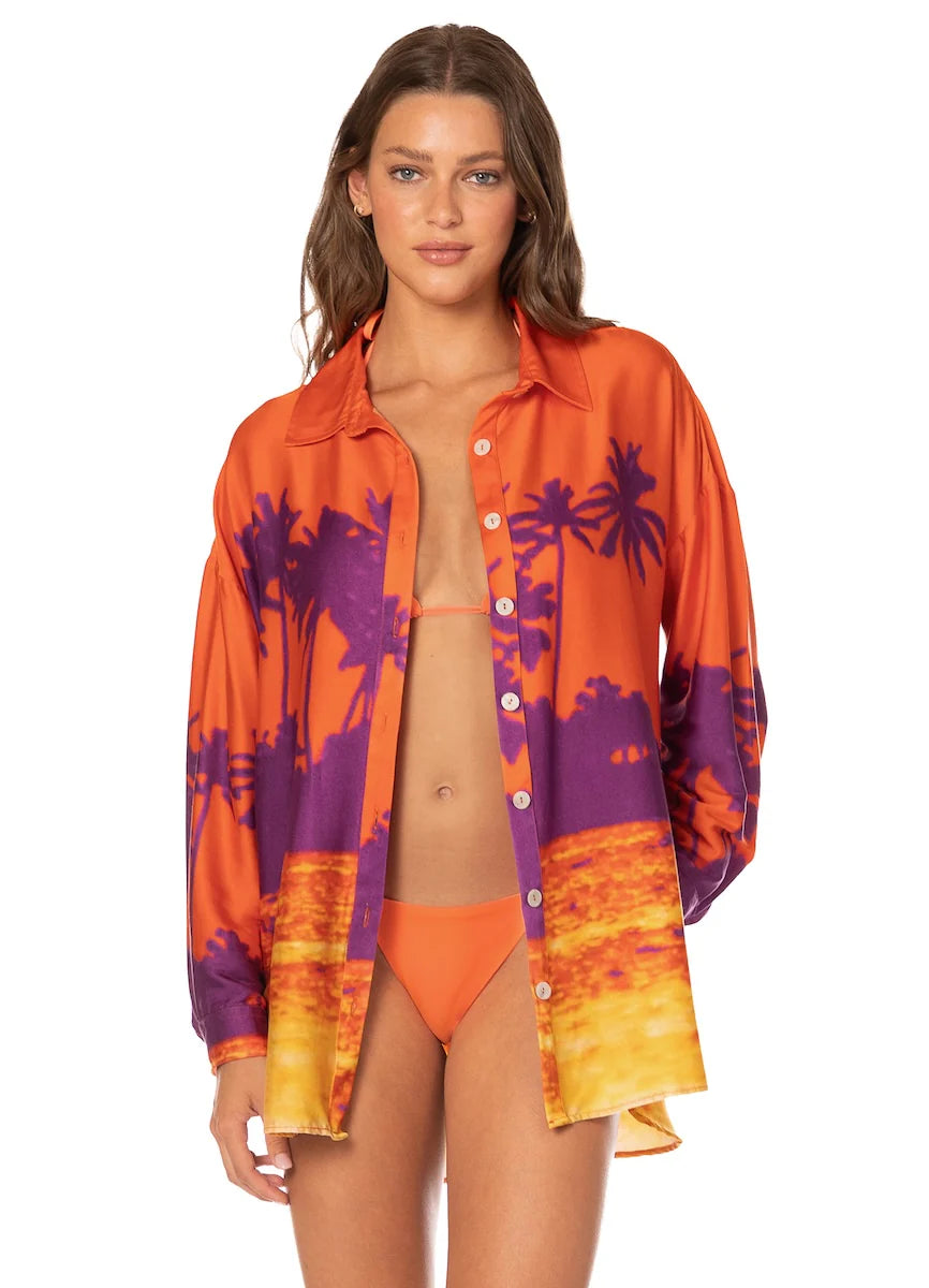 Athereal Drift Dreambound Shirt - Open Orange