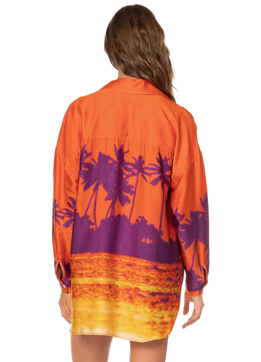 Athereal Drift Dreambound Shirt - Open Orange