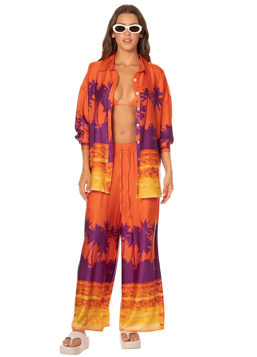 Athereal Drift Dreambound Shirt - Open Orange