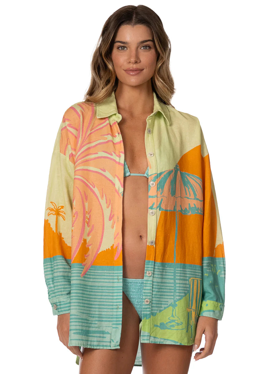 Pastel Mirage Dreambound Shirt - Open Green