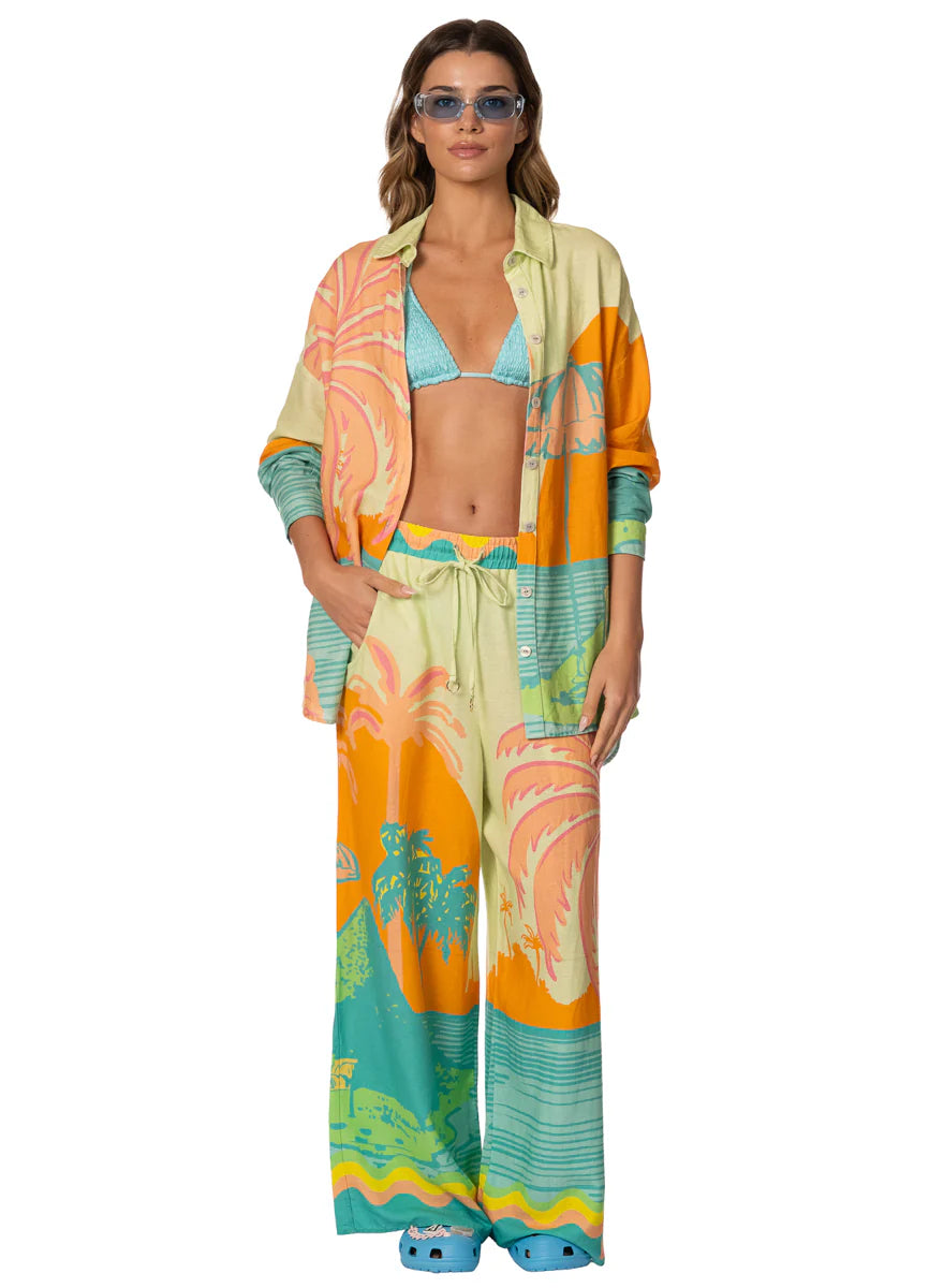 Pastel Mirage Dreambound Shirt - Open Green
