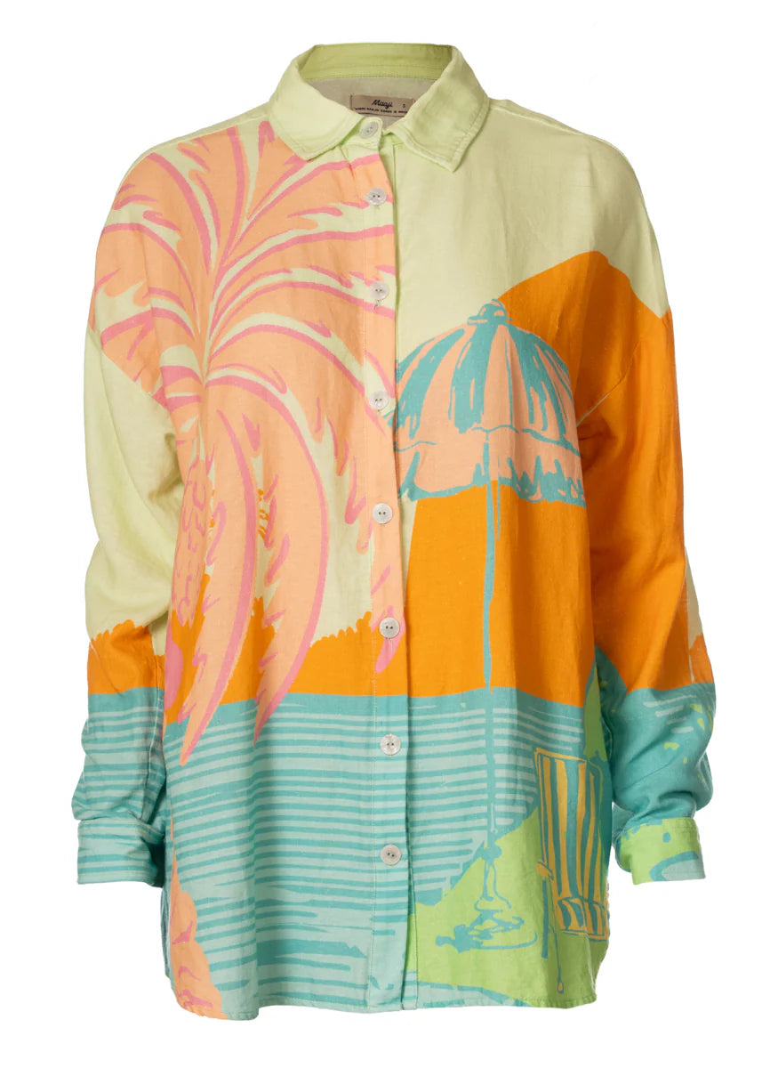 Pastel Mirage Dreambound Shirt - Open Green