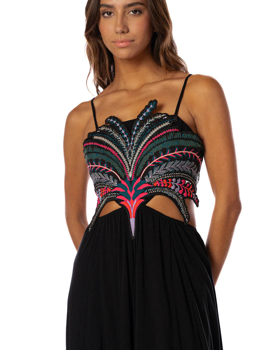 Palm Grove Owen Dress - Black