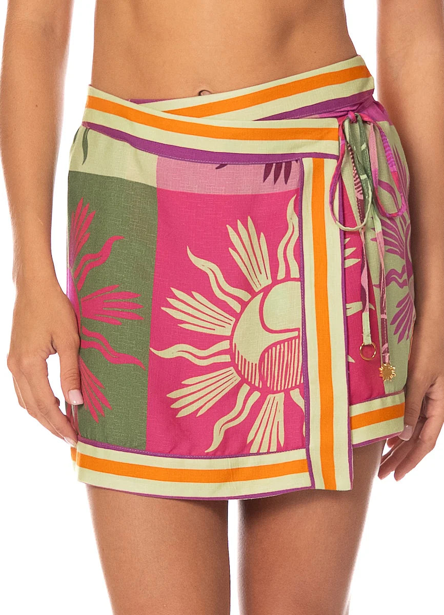 Patch Play Celestia Skirt - Open Purple