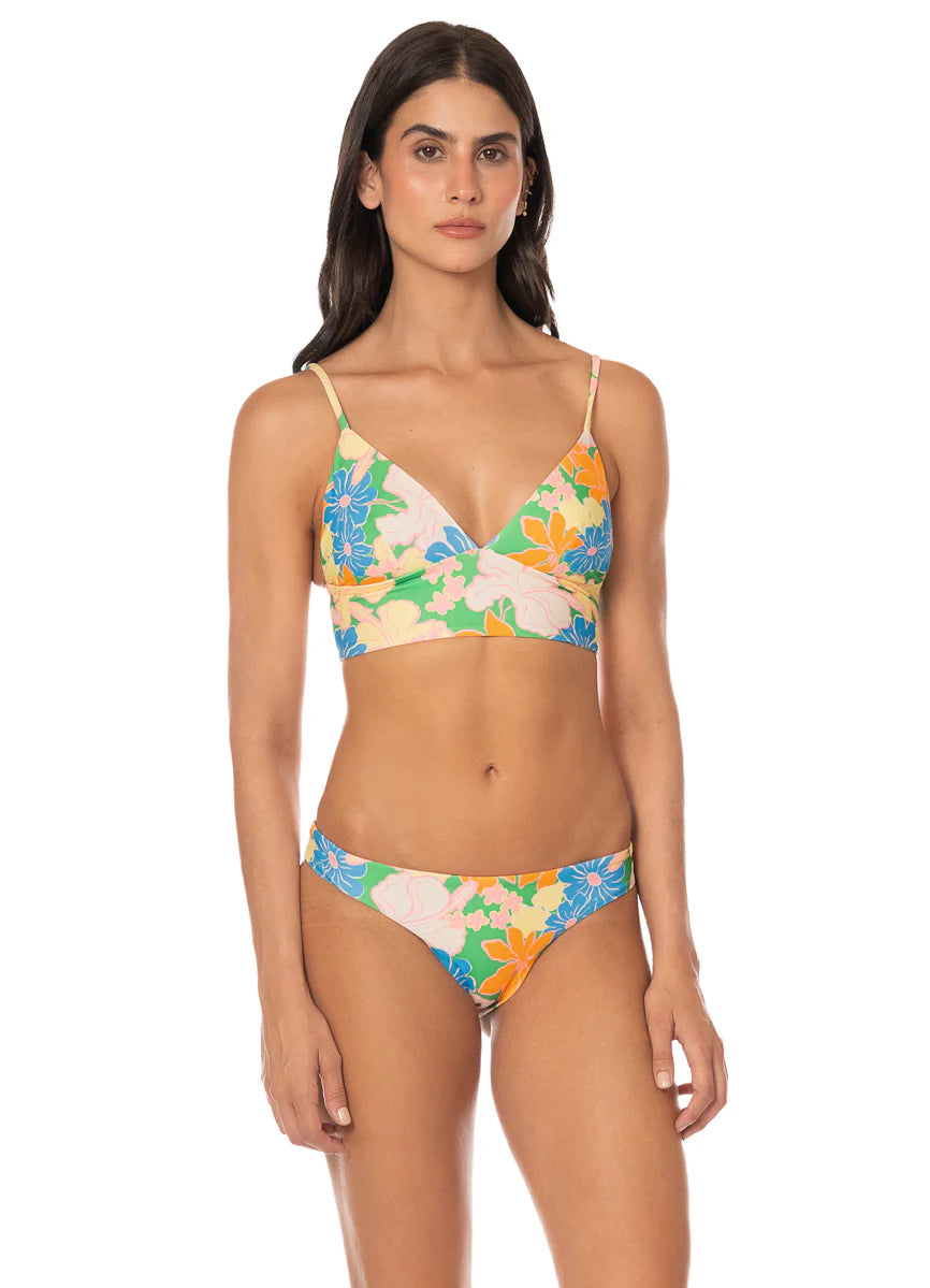 Tropic Lei Mirage Top - Open Green