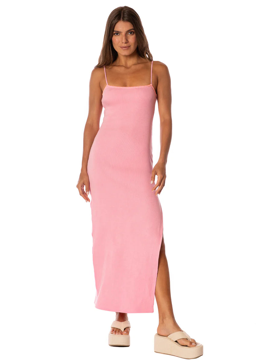 Taffy Pink Lucca Dress - Bright Pink