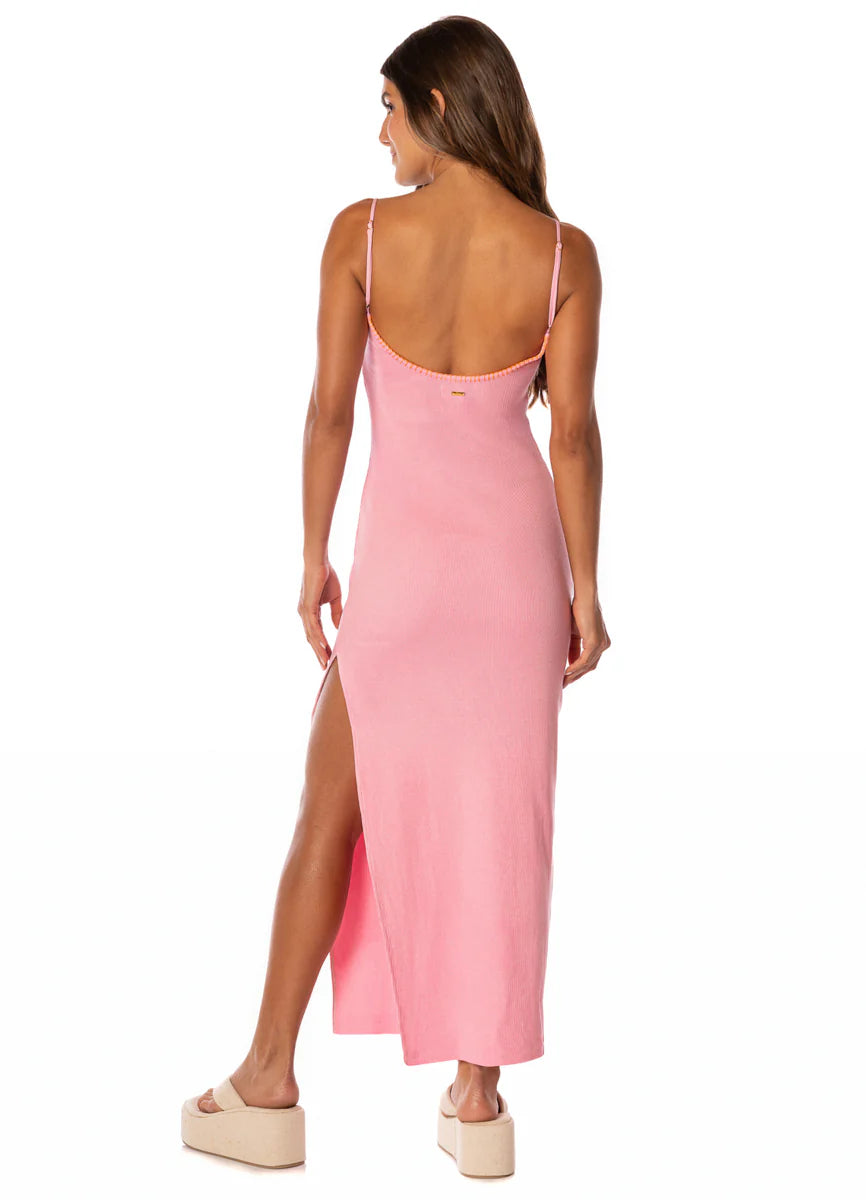 Taffy Pink Lucca Dress - Bright Pink