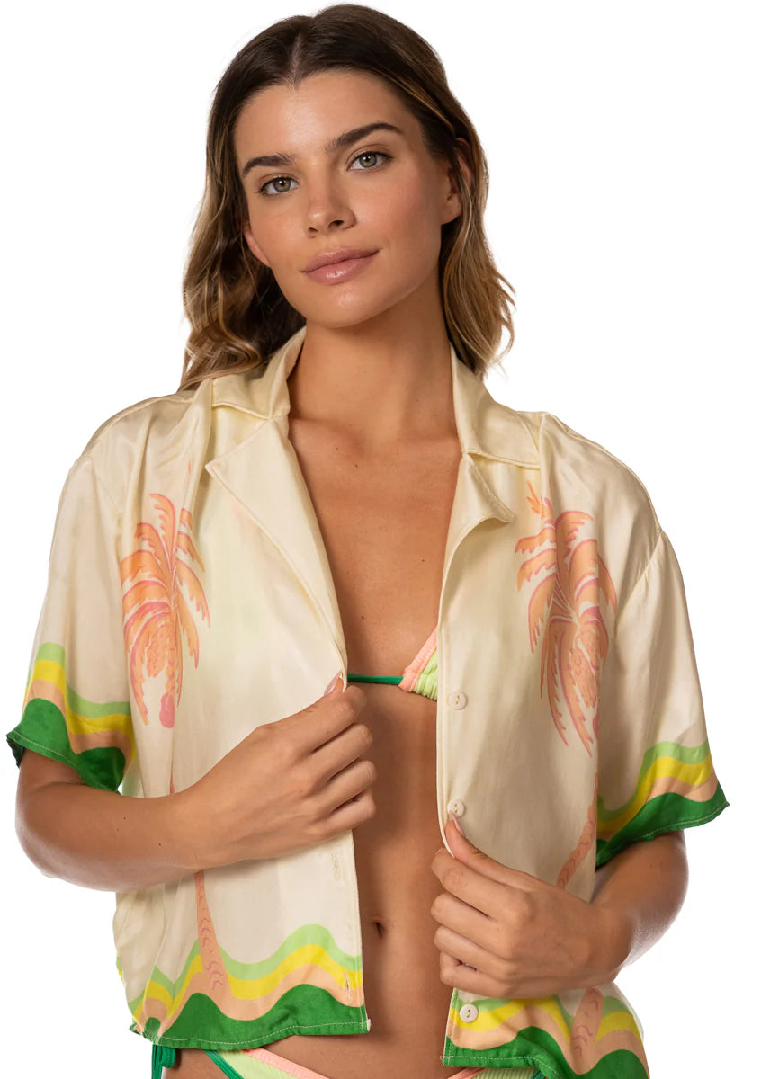 Cotton Hues Octavia Shirt - Open Beige