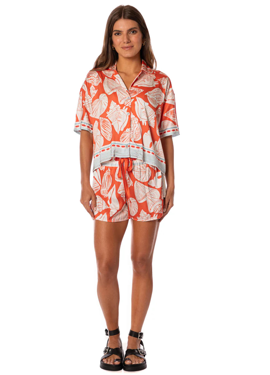 Australian Reef Rhino Shorts - Bright Red