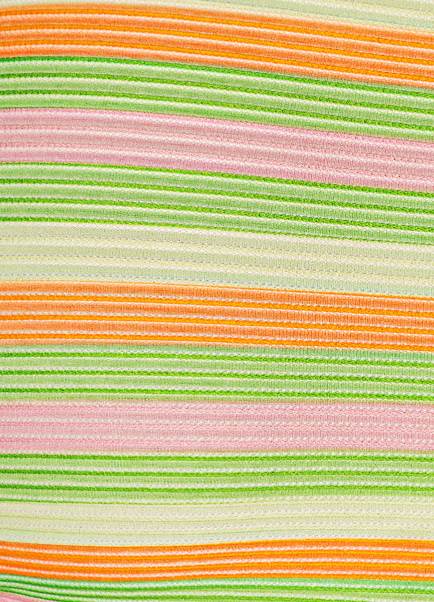 Rainbow Stripe Tiffany Top - Green
