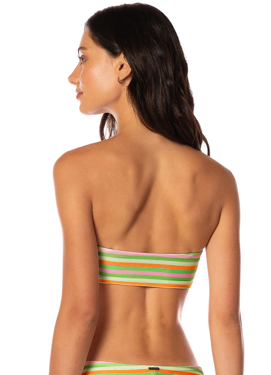 Rainbow Stripe Tiffany Top - Green