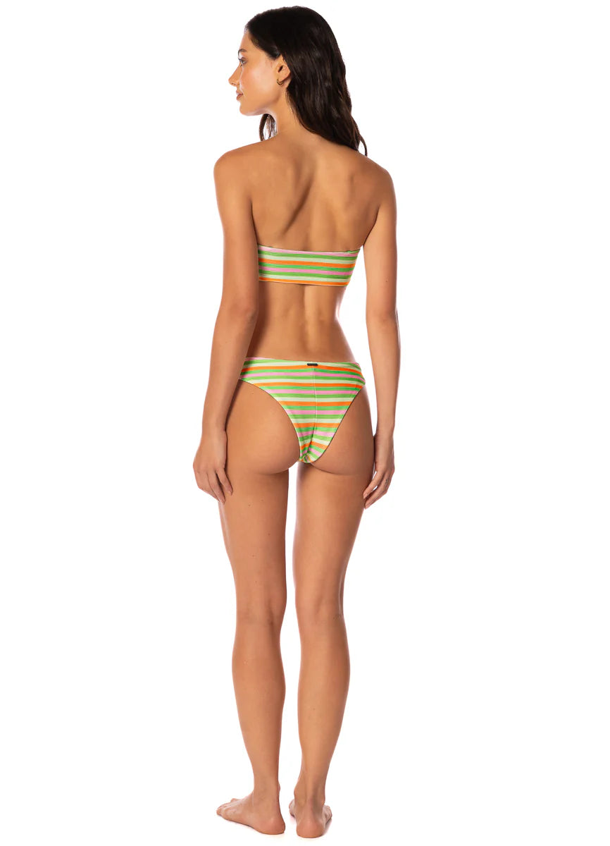 Rainbow Stripe Tiffany Top - Green