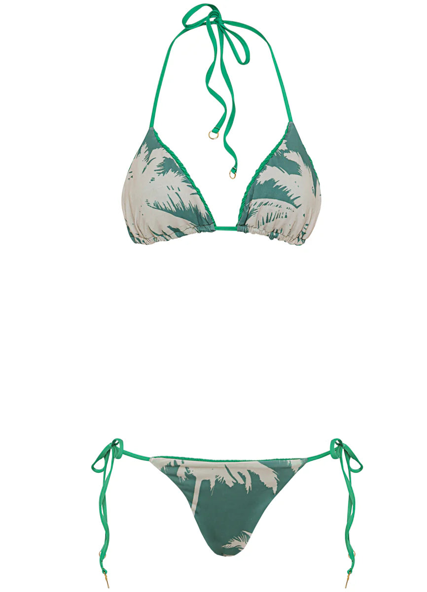 Jamaica Bliss Balmy Top - Bright Green