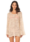 Delicate Heart Flavia Dress - Light Beige