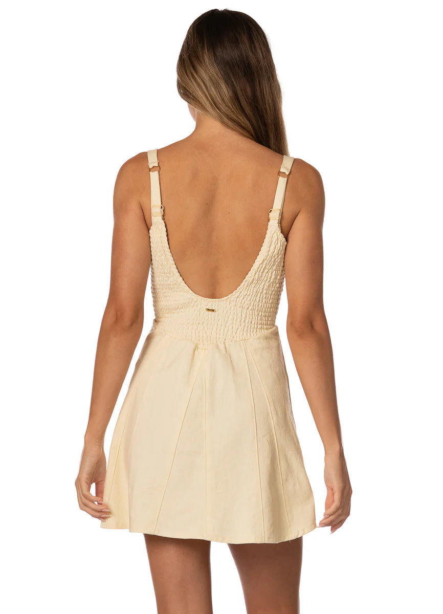 Golden Ray Levi Dress - Lt/Pastel Yellow