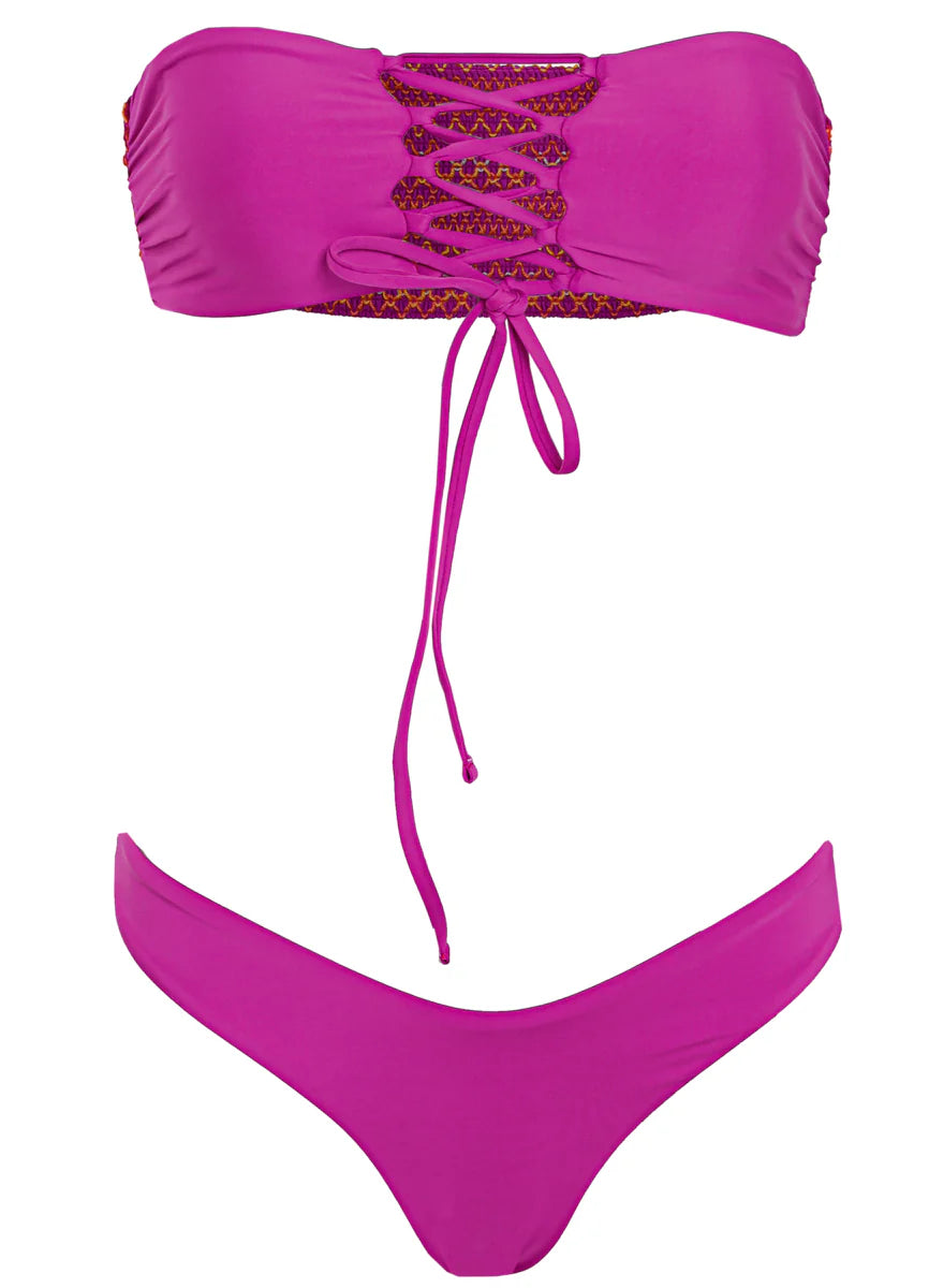 Sunset Palm Artemis Top - Purple