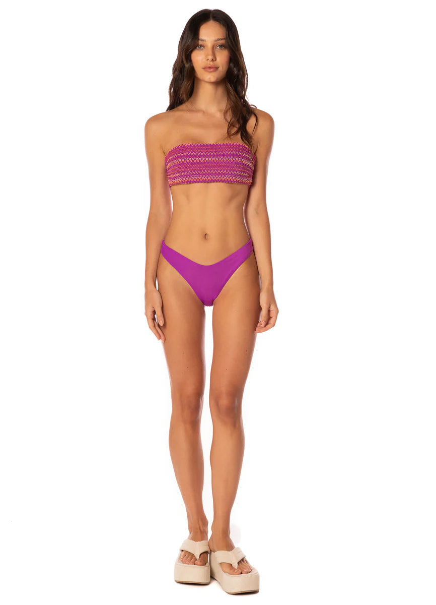 Sunset Palm Artemis Top - Purple