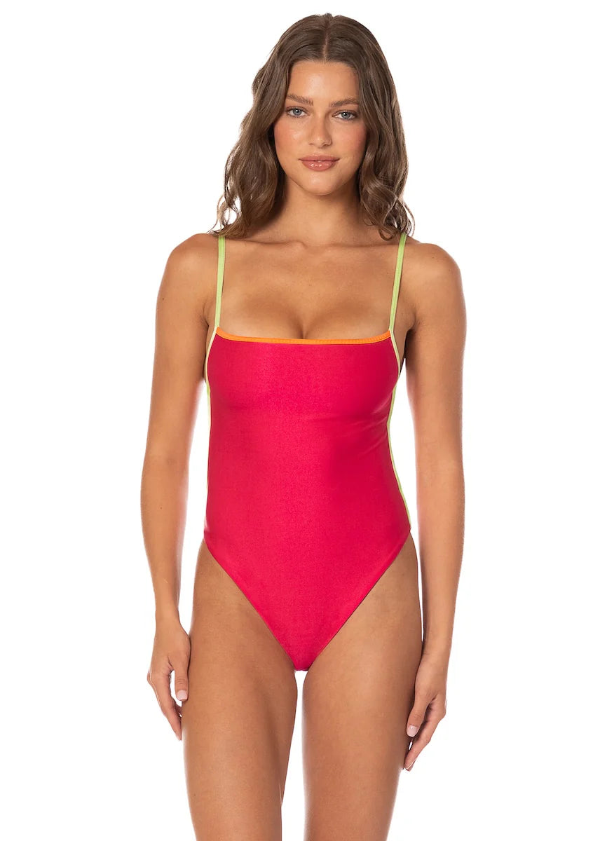 Sundazed Genova One Piece - Dark Pink