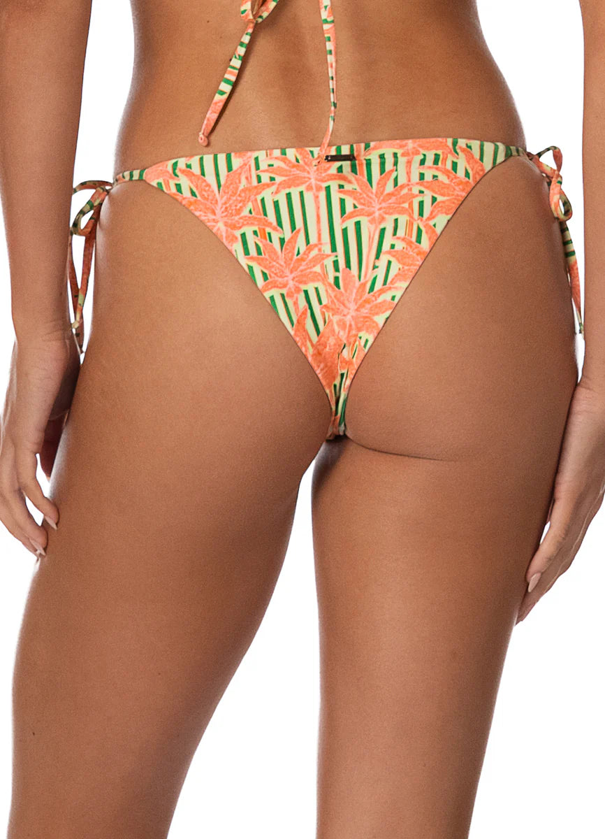 Blooming Stripes Sunning Bottom - Bright Green