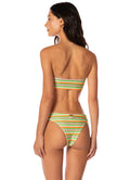 Rainbow Stripe Iconic Bottom - Green
