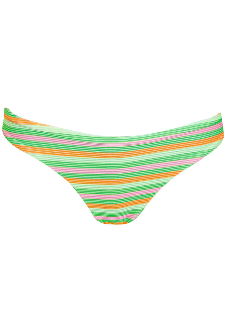 Rainbow Stripe Iconic Bottom - Green