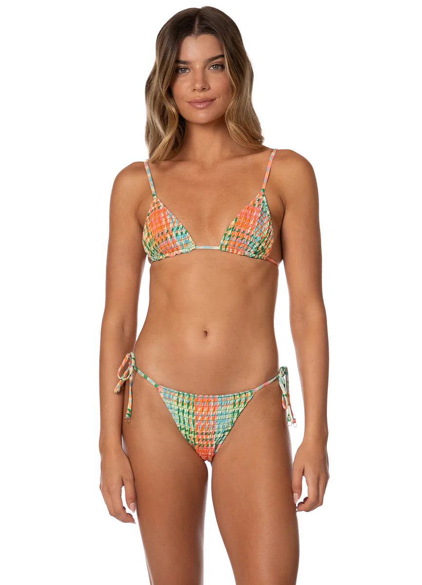 Dreamy Grid Sunflash Bottom - Open Green