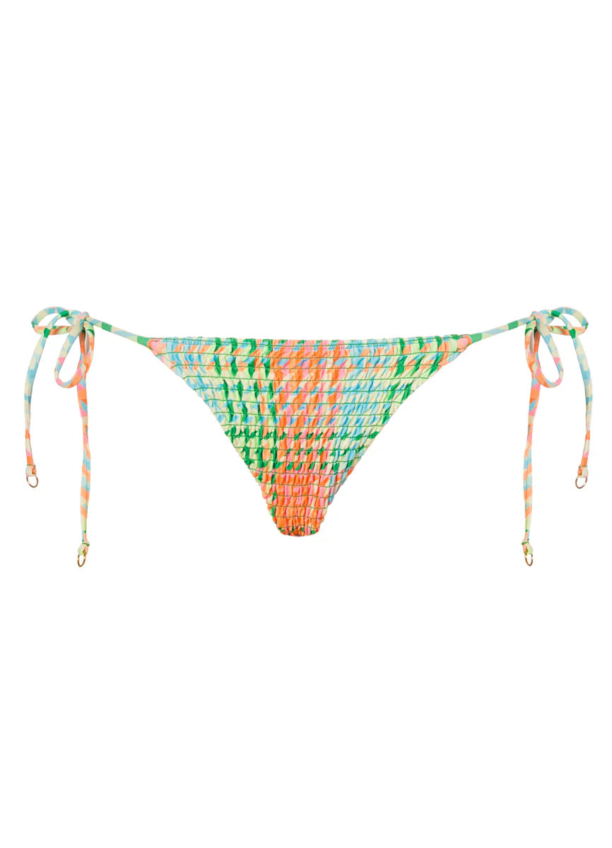 Dreamy Grid Sunflash Bottom - Open Green