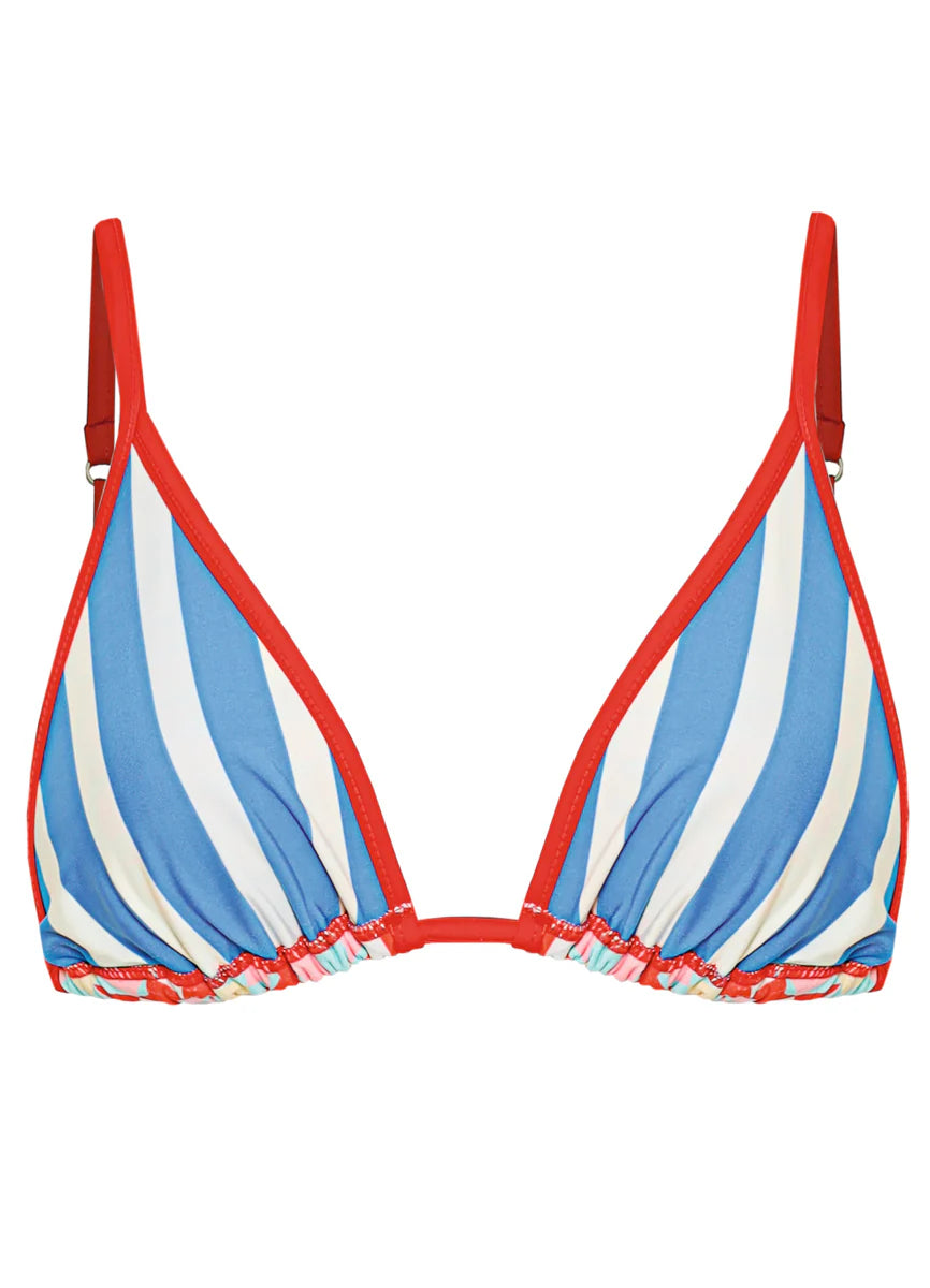 Geomatrix Ginger Top - Open Red