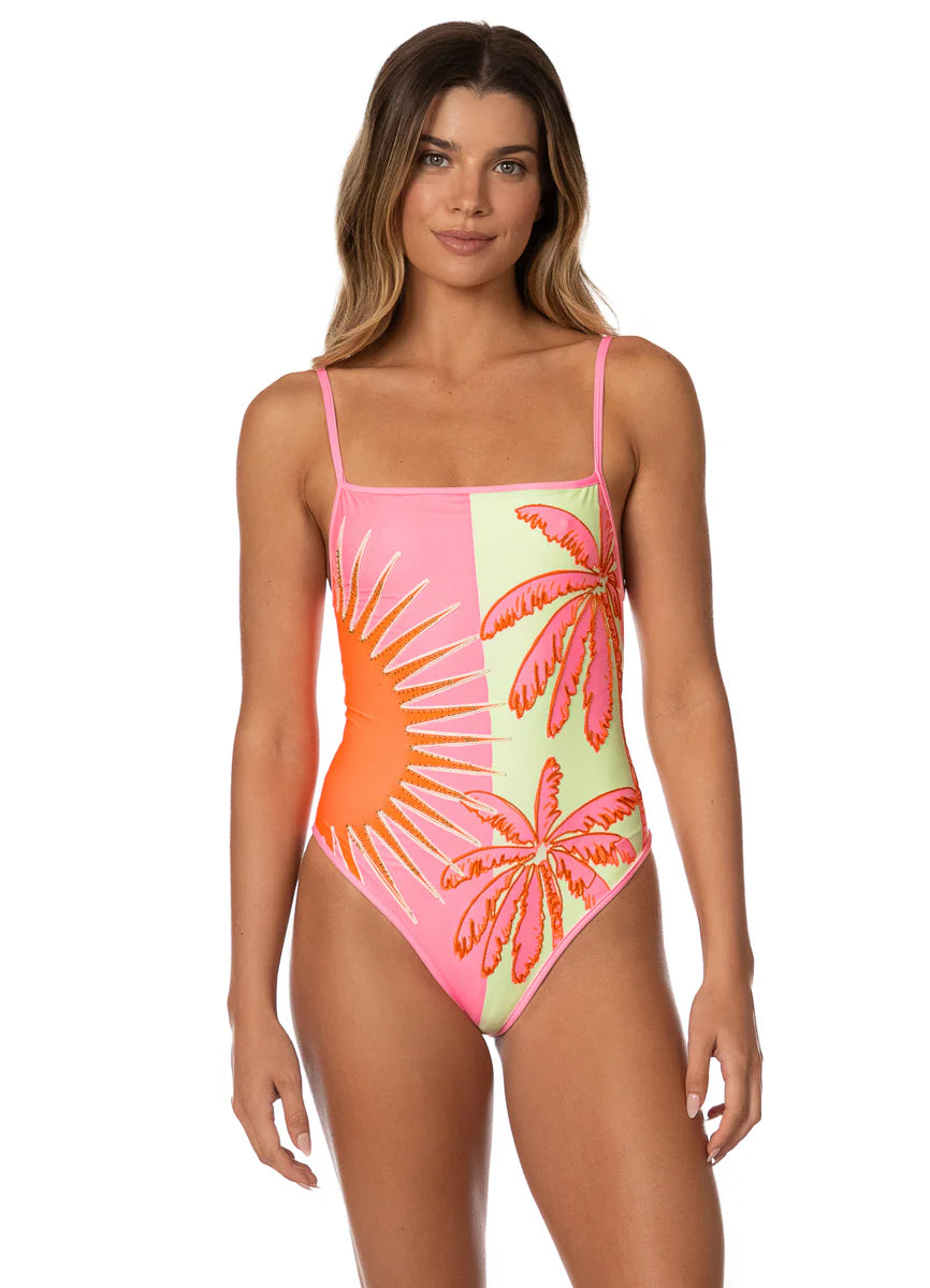 Palm & Sun Biella One Piece - Pink
