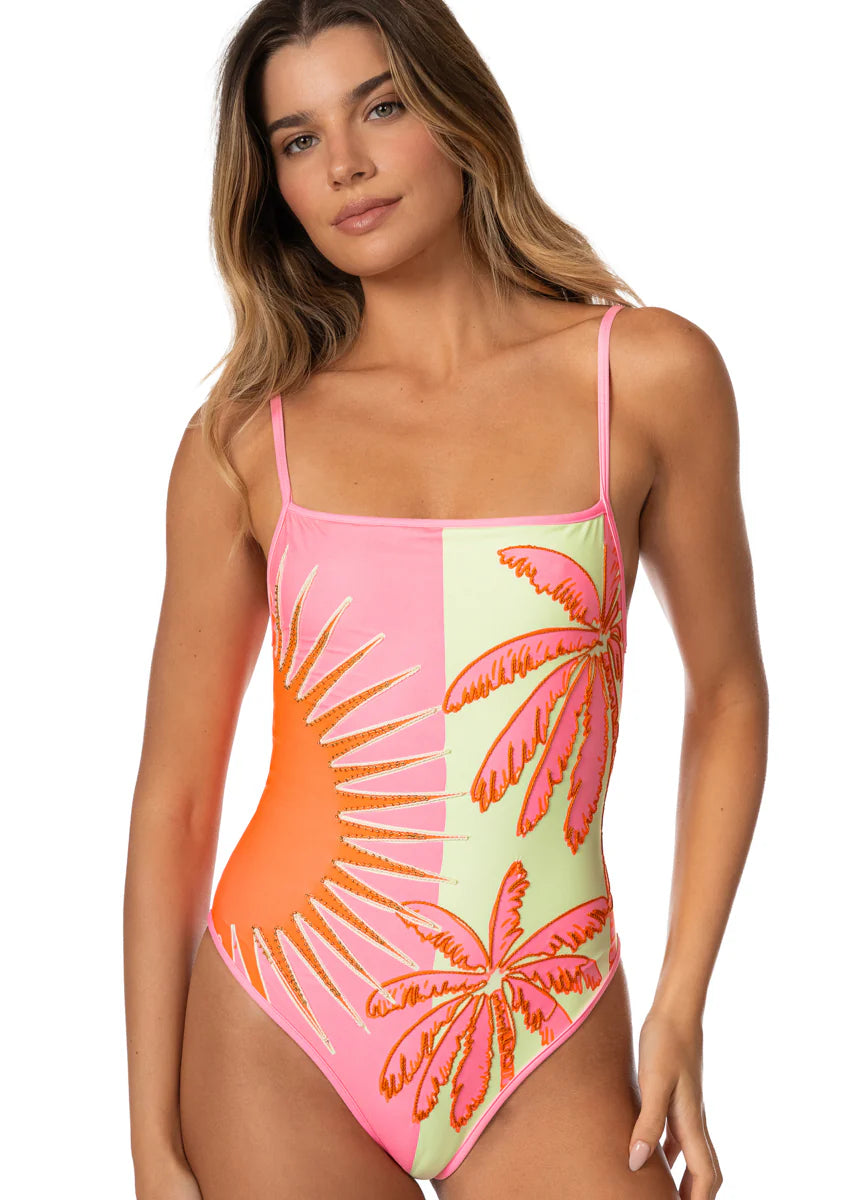 Palm & Sun Biella One Piece - Pink