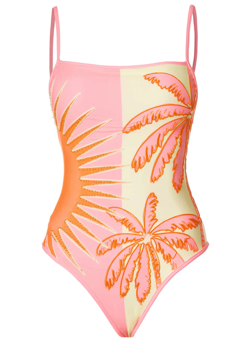 Palm & Sun Biella One Piece - Pink