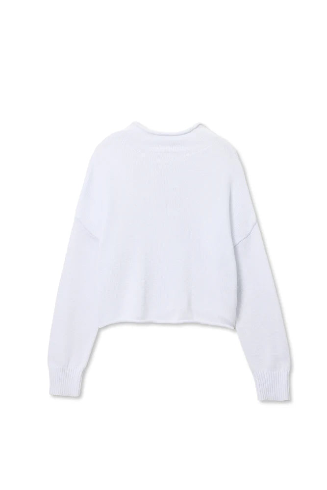 Kiki Sweater Mockneck - White
