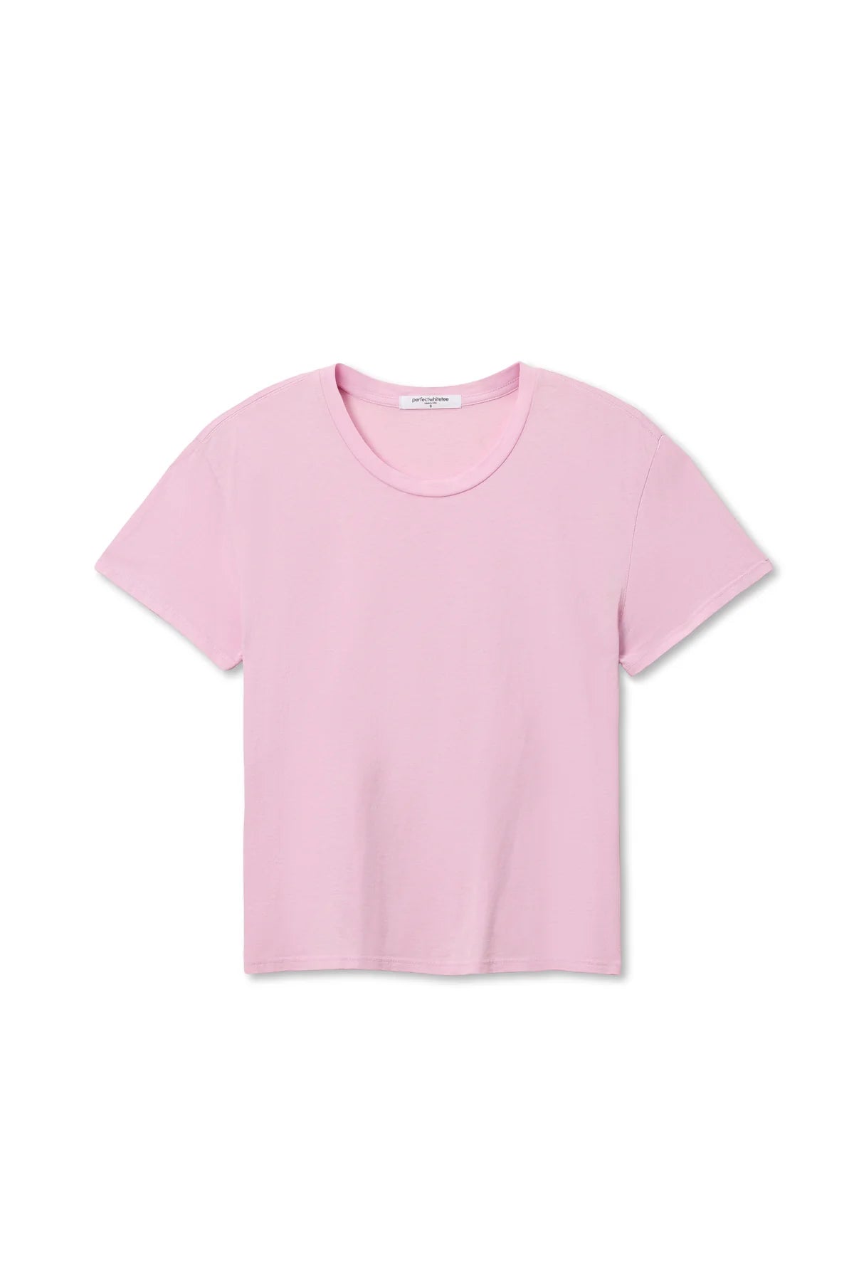 Harley Cotton Boxy Crew Tee - Sugar Pink