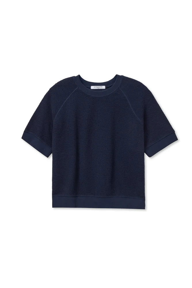 Kennedy Fleece Short Sleeve - Navy