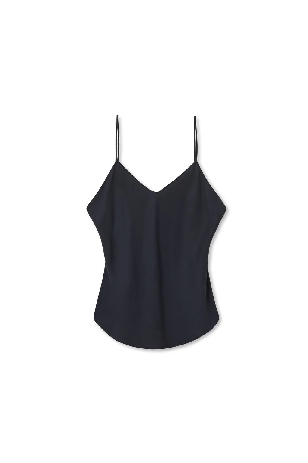 Linda Tencel Bias Cut Cami - Navy