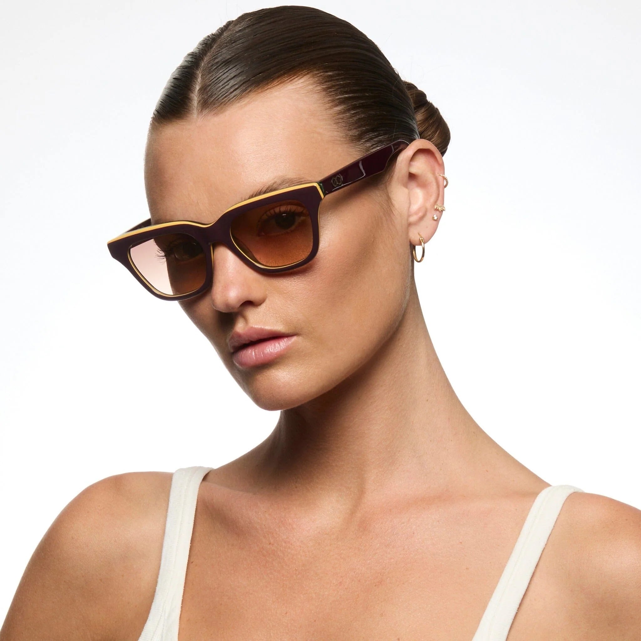 RnB Burgundy Trans Green | Rose Bio Lens