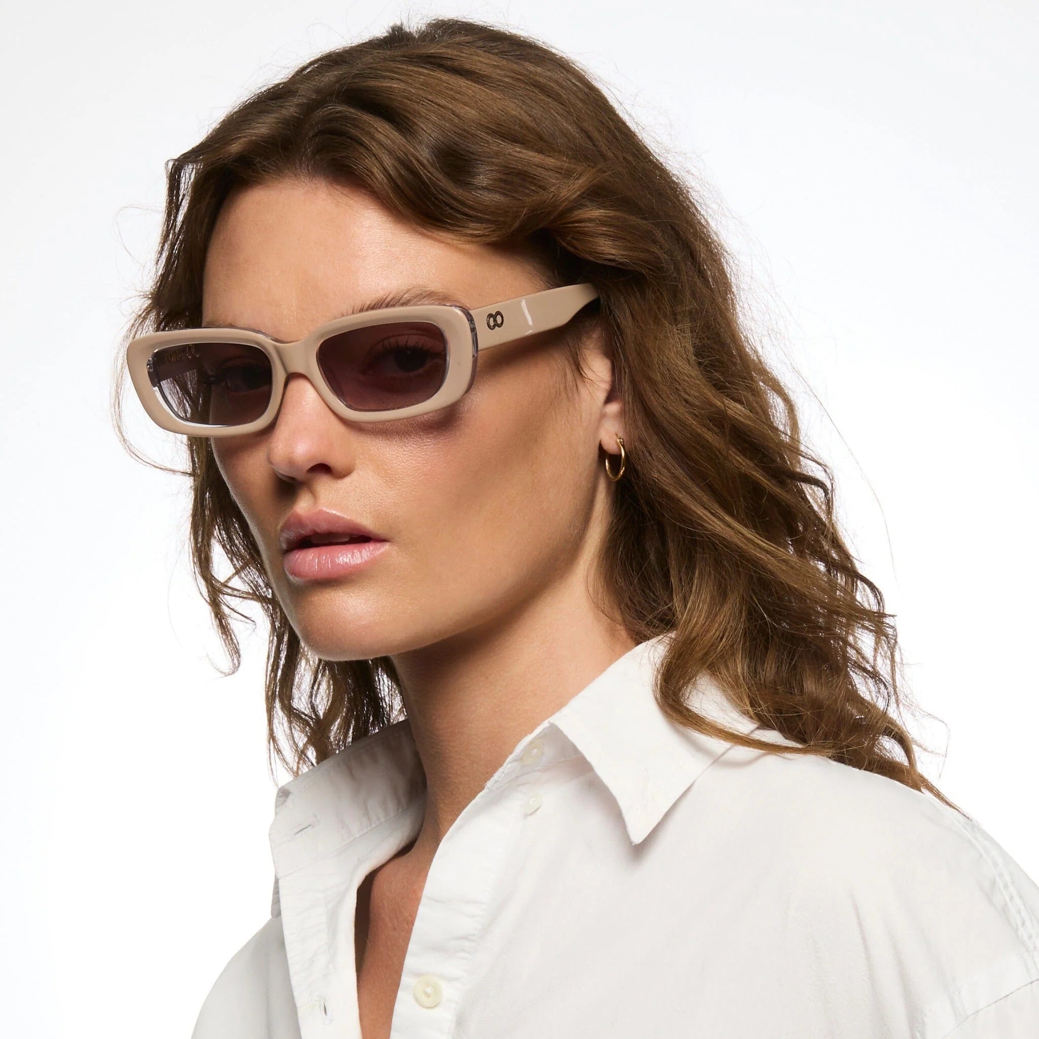 TUNE Ivory Beige Fade Crystal | Amber Gradient Bio Lens