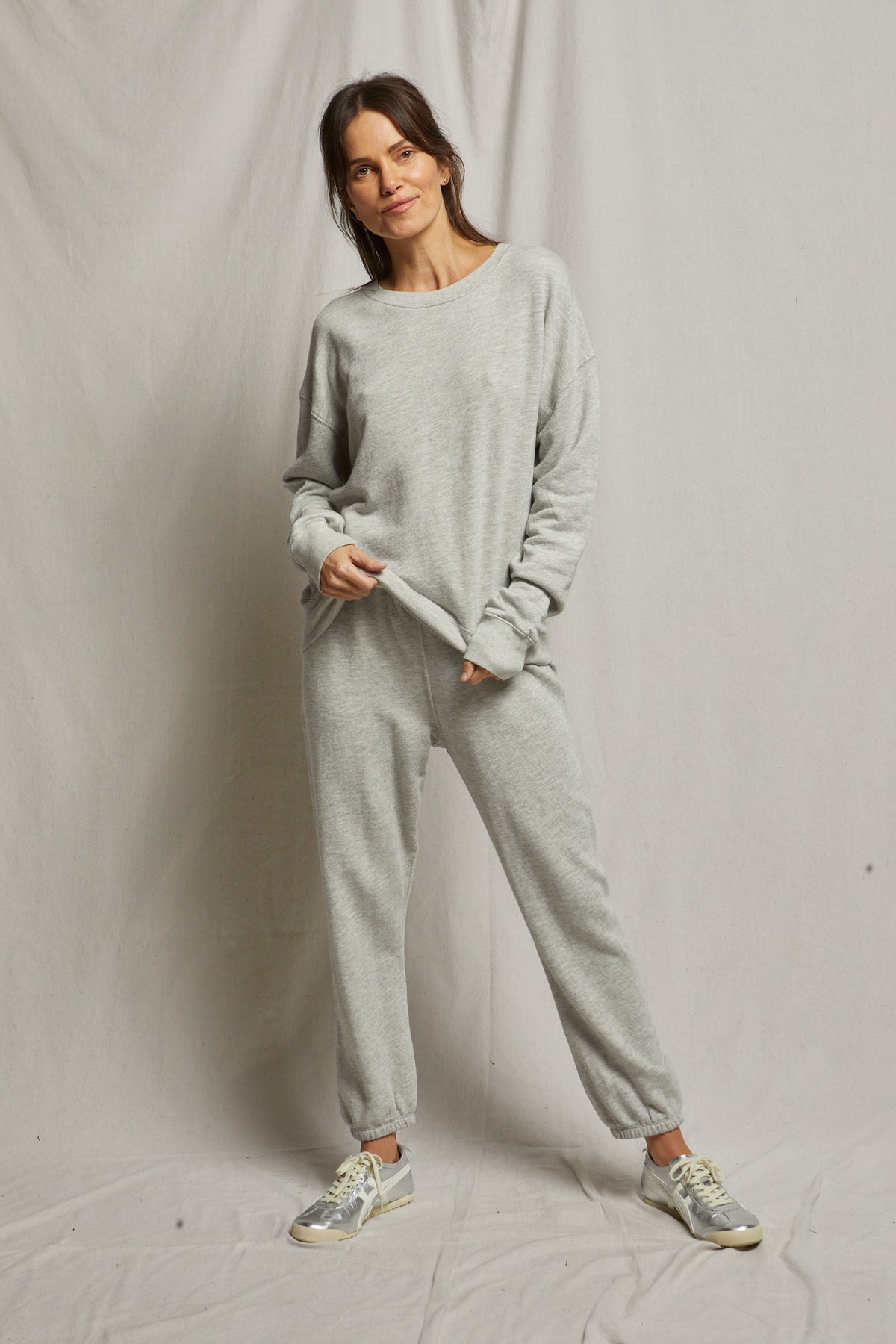 Tyler French Terry Pullover - Heather Grey