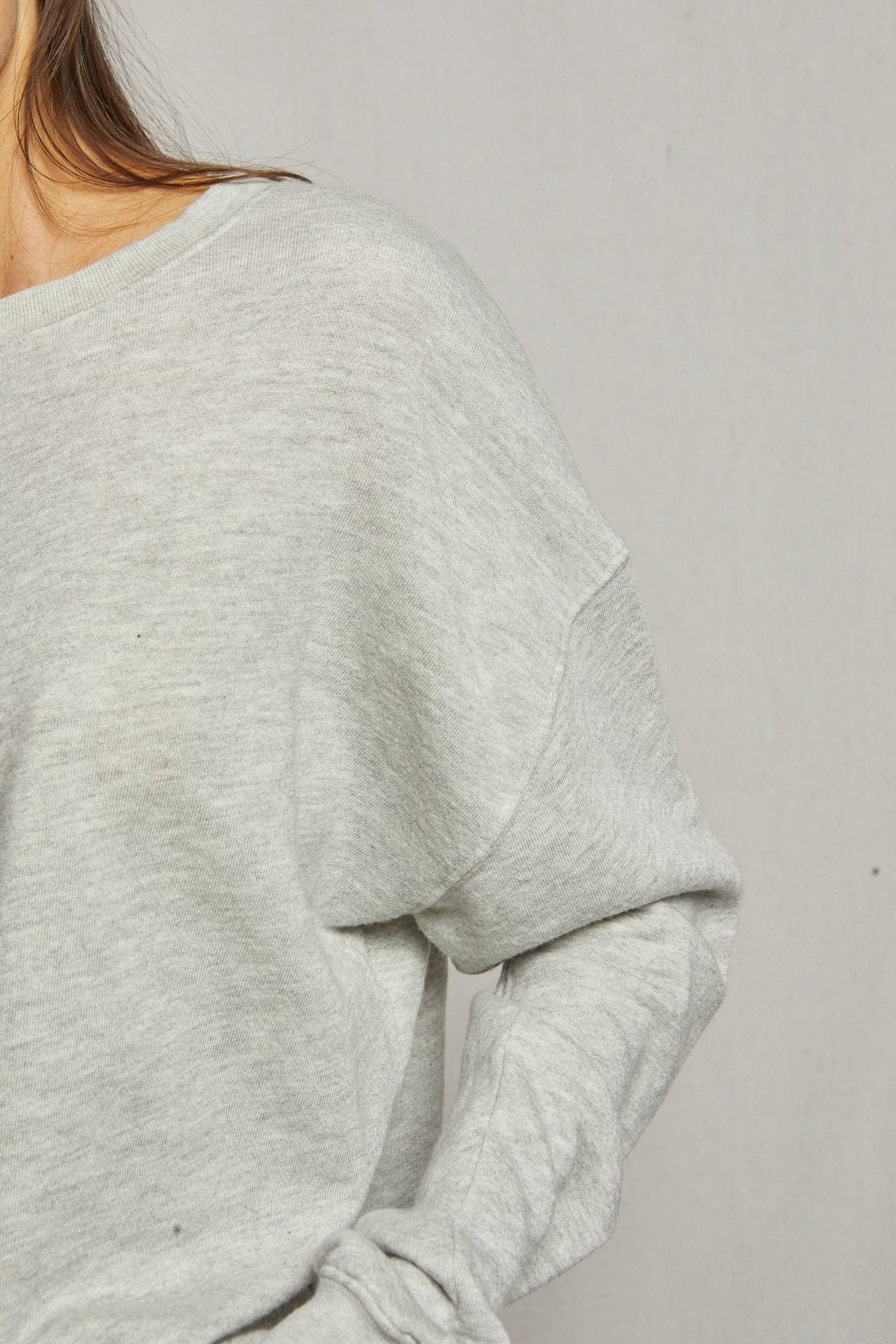 Tyler French Terry Pullover - Heather Grey