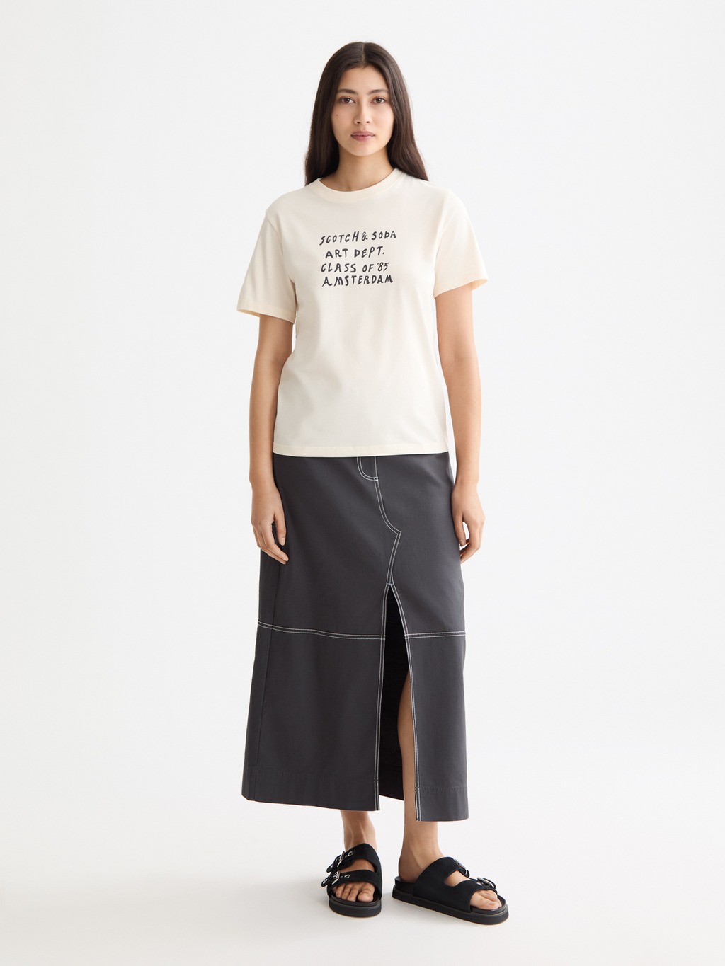 Chest artwork t-shirt - Eggnog