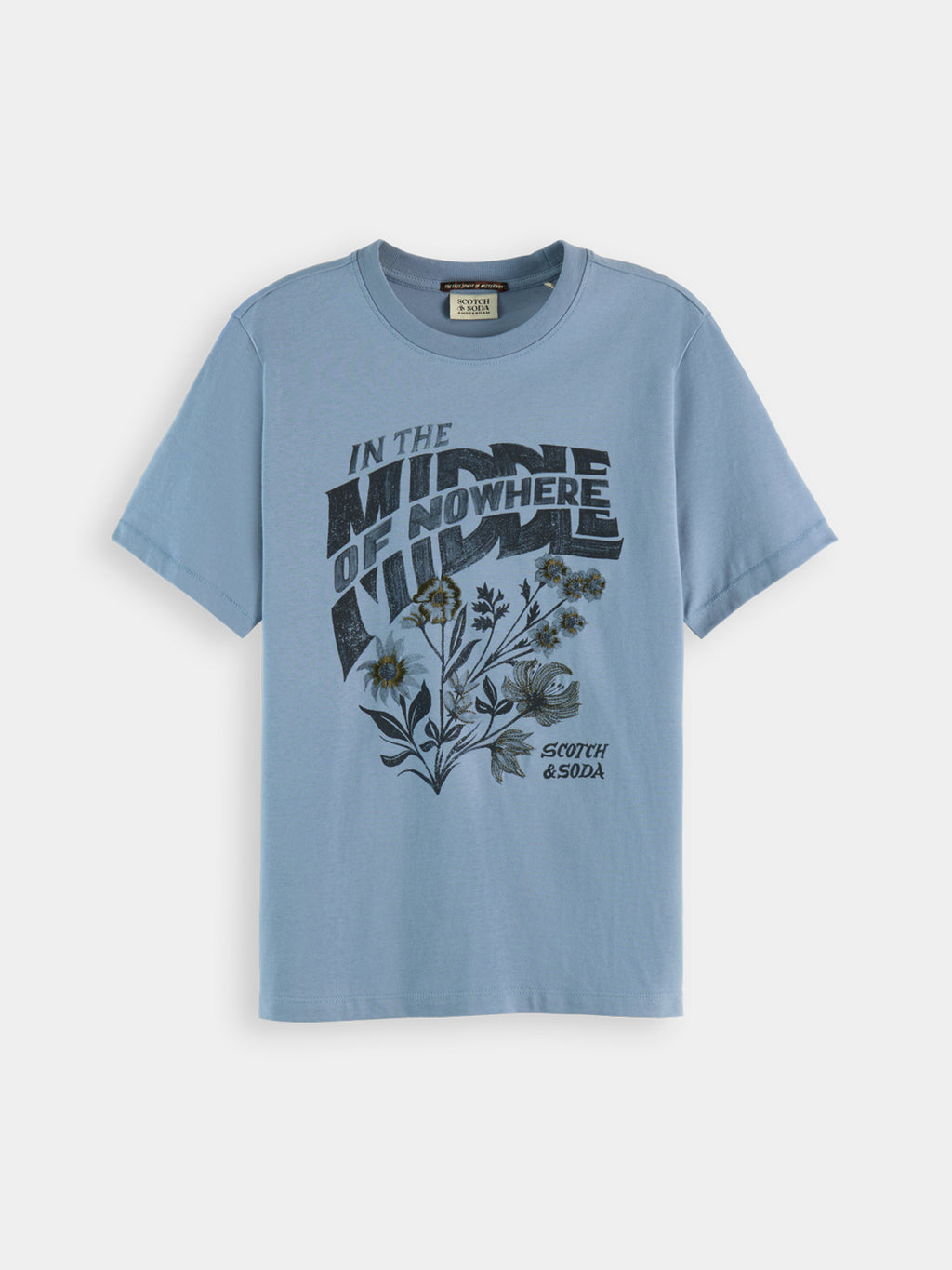 Artwork t-shirt - Faded Denim