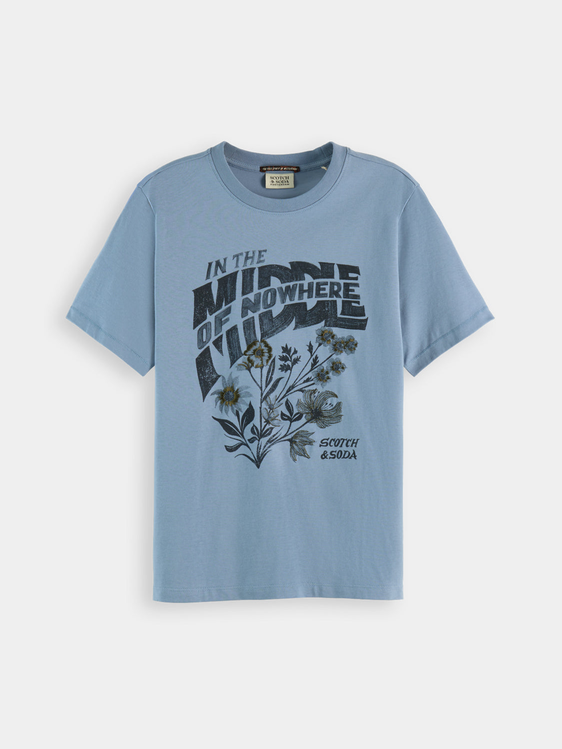 Artwork t-shirt - Faded Denim