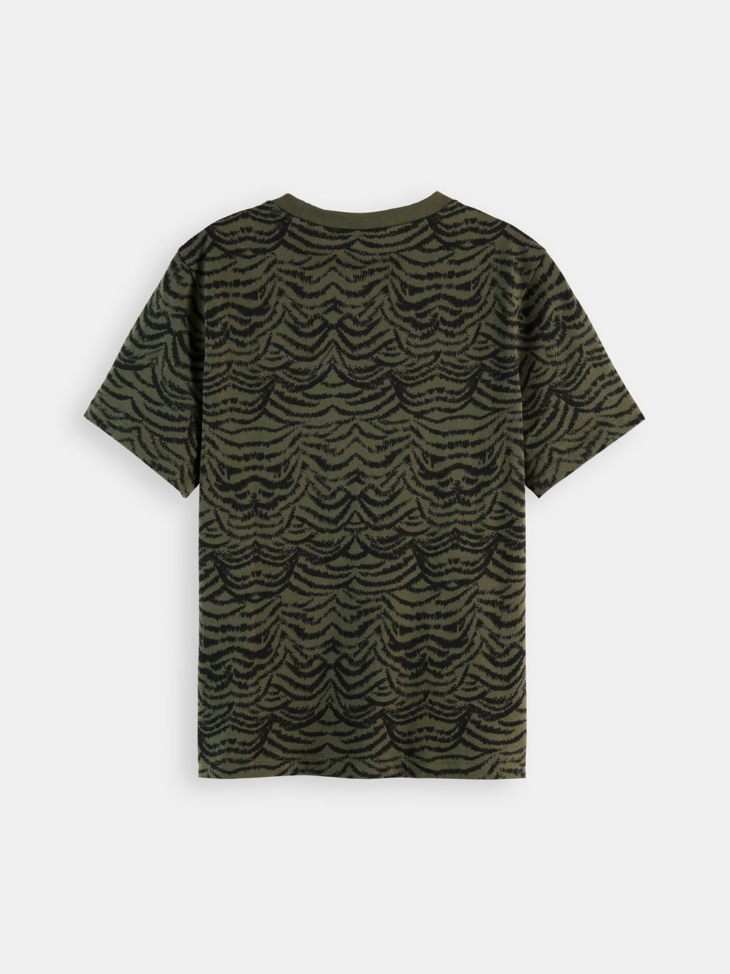 Printed t-shirt - Ikat Feather Thyme