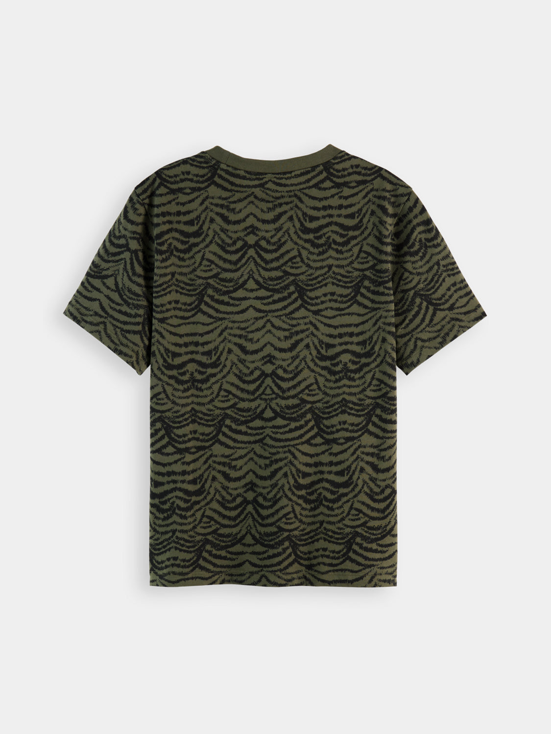 Printed t-shirt - Ikat Feather Thyme