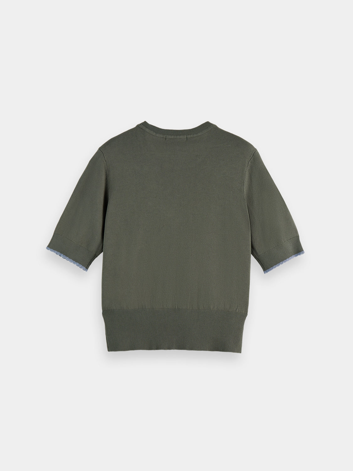 Short sleeved pullover top - Thyme