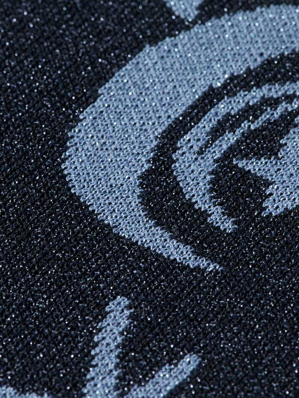 Jacquard short sleeve pullover - Cosmic Sky Spaced Carbon