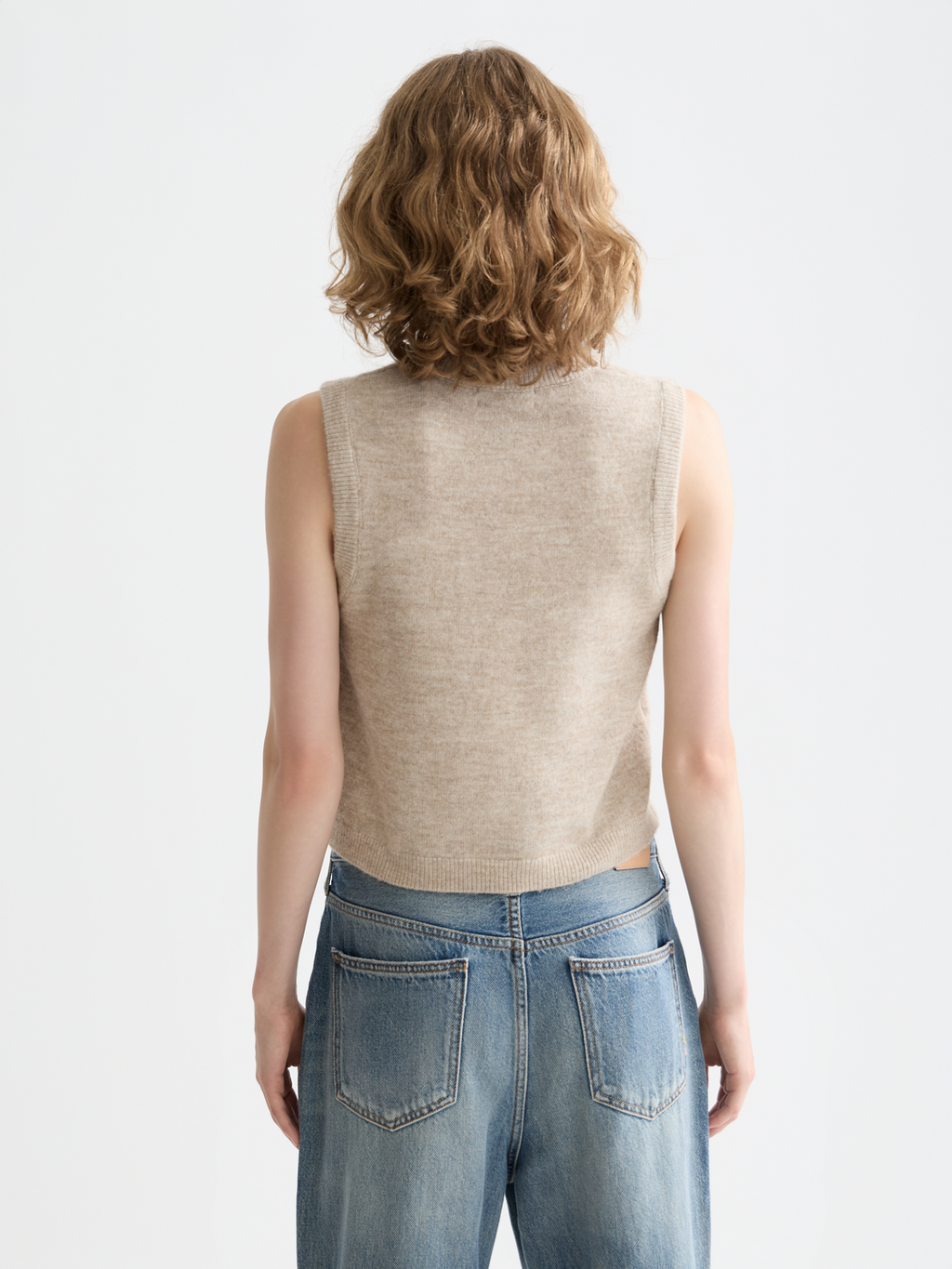 Scotch & Soda - Knitted tank - Oatmeal Melange