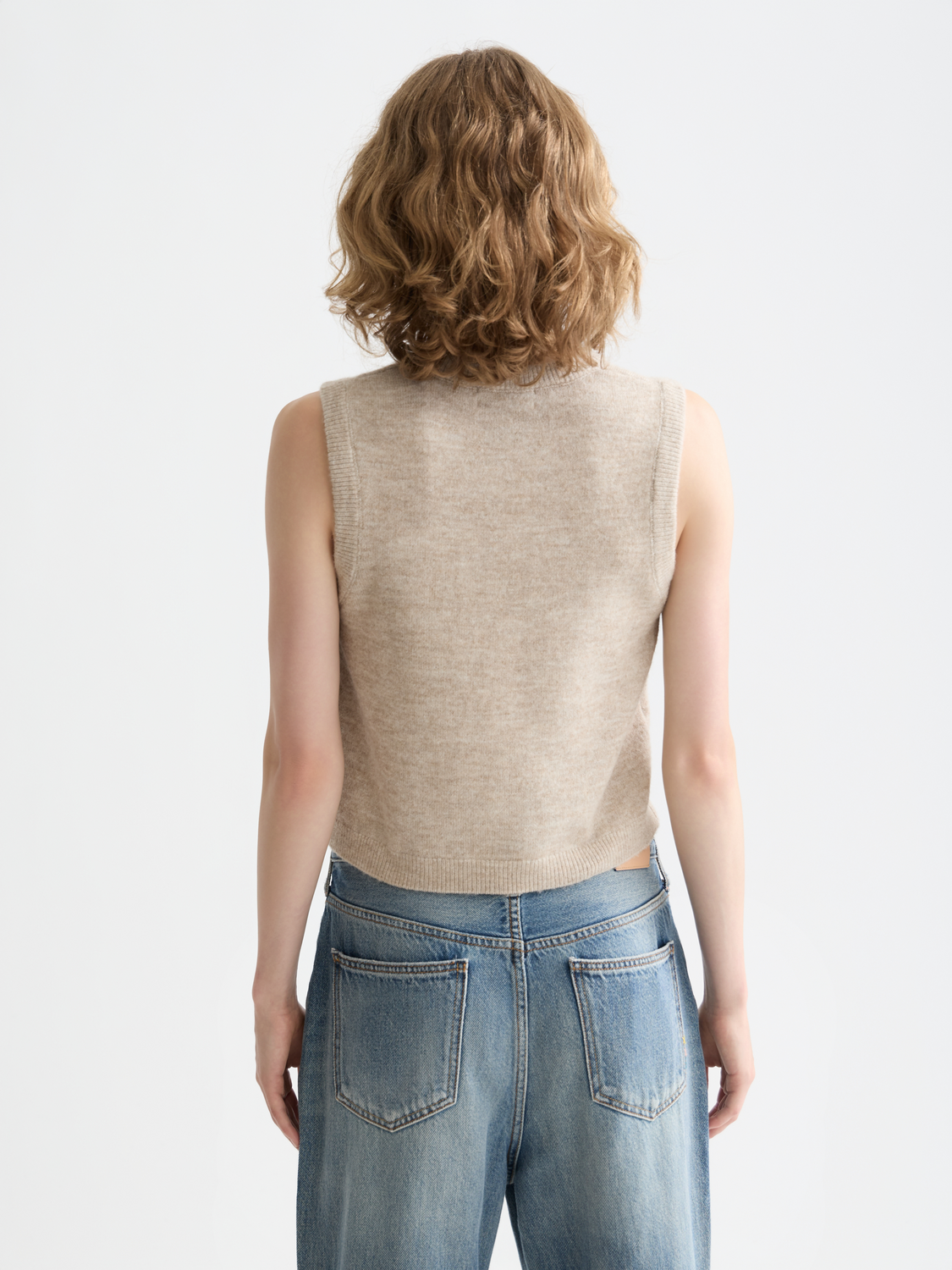 Scotch & Soda - Knitted tank - Oatmeal Melange